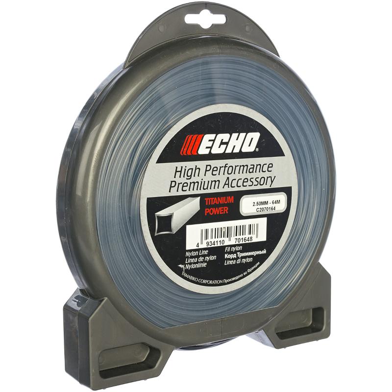 Леска для триммера Echo С2070164, квадрат, 2,5 мм, 64 м в Туле