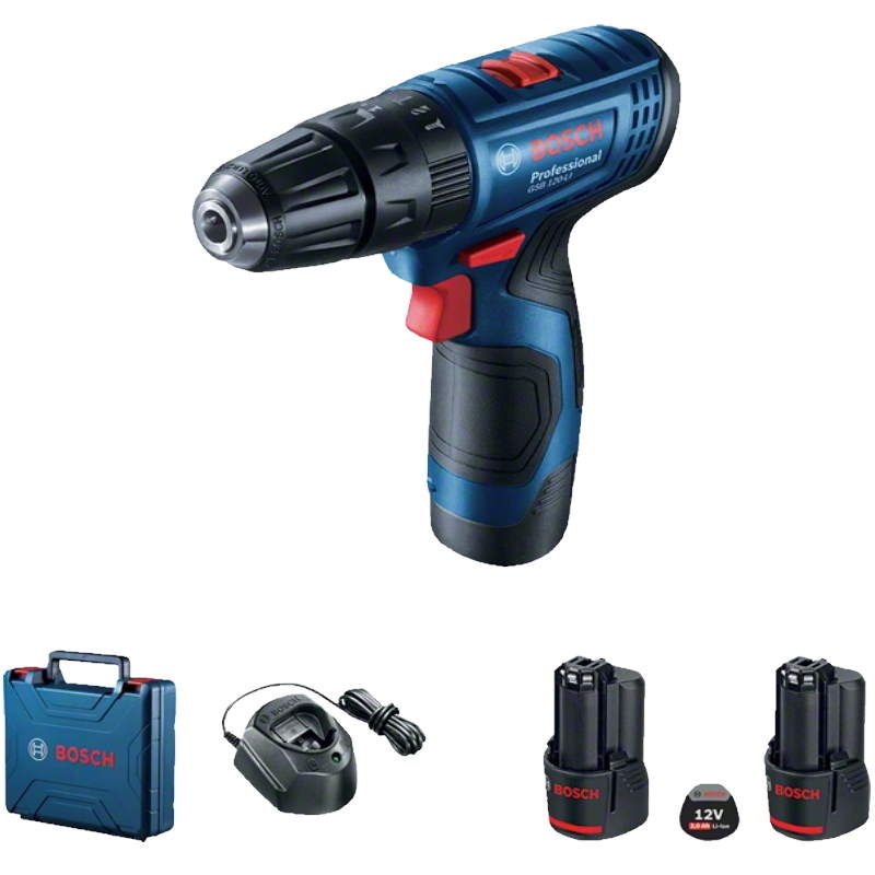 Аккумуляторная ударная дрель-шуруповерт Bosch GSB 120-Li 0.601.9G8.100 (напряжение 12 V, емкость 2 Ач, вес 0.9 кг) в Кинешме