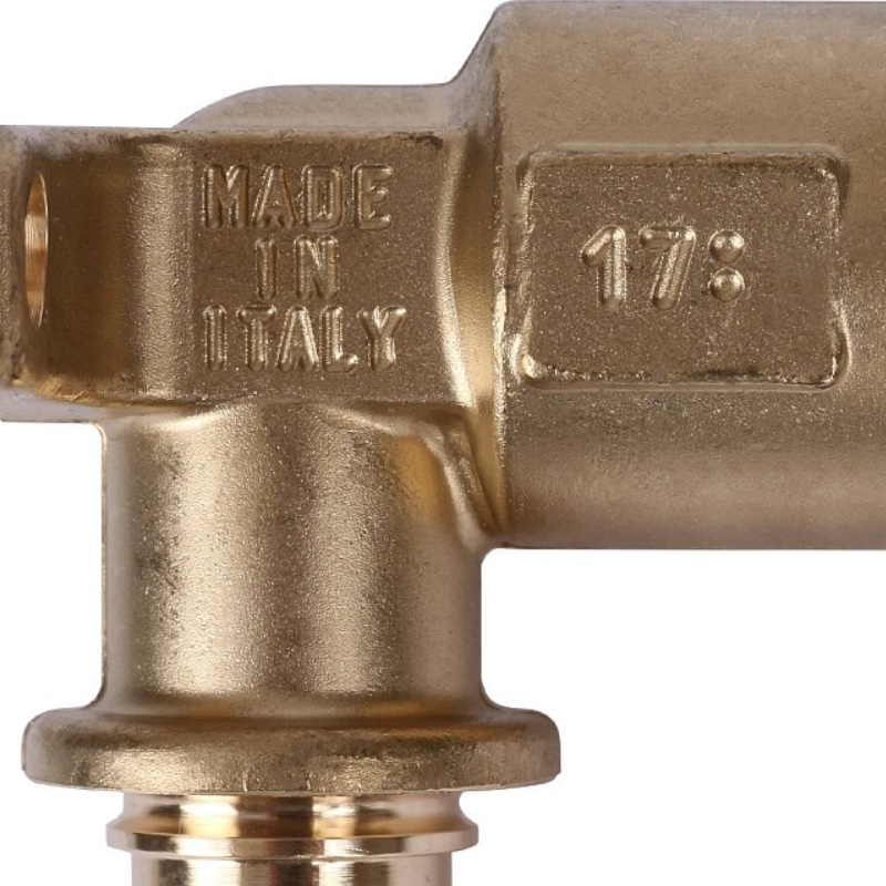Угольник настенный Stout SFA-0032-002012, с длинным нарезным патрубком, 20-1/2, аксиальный