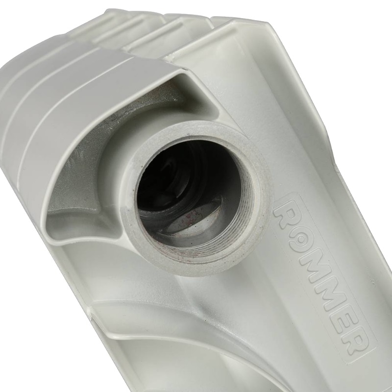 Радиатор биметаллический Rommer Profi BM 500 BI500-80-80-150 RBM-1210-050004, 4 секции (RAL9016)