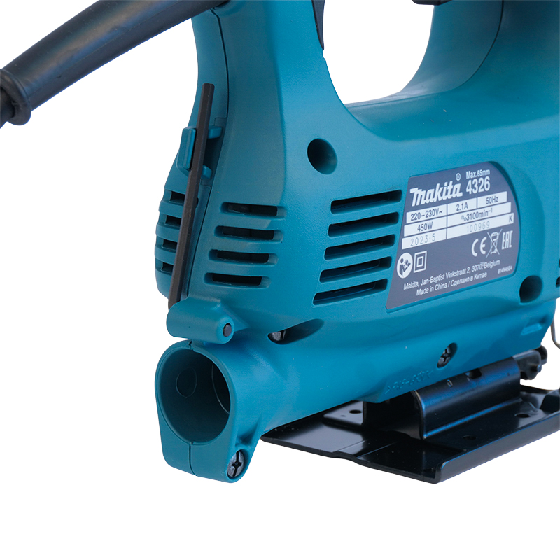 Электролобзик для дома Makita 4326 (450 Вт, мах толщина металла 6 мм, замена оснастки ключом) в Ярославле