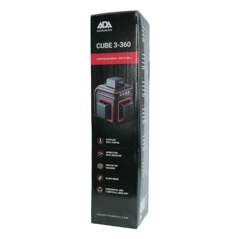Лазерный уровень ADA Cube 3-360 Professional Edition А00572