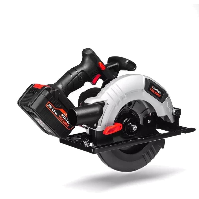 Пила циркулярная аккумуляторная Runtec Technic RT-CS1000T, 190х30 мм, 20В, 2х4Ач, 1000Вт