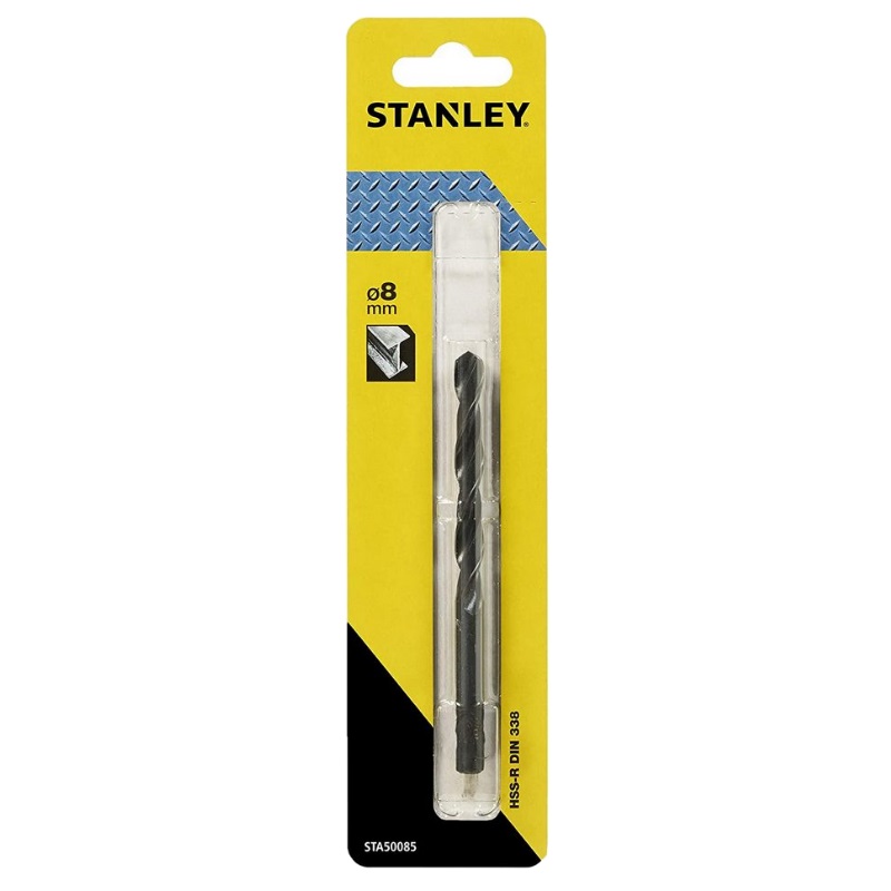 Сверло по металлу Stanley STA50085-QZ, HSS-R, 8 мм в Иваново