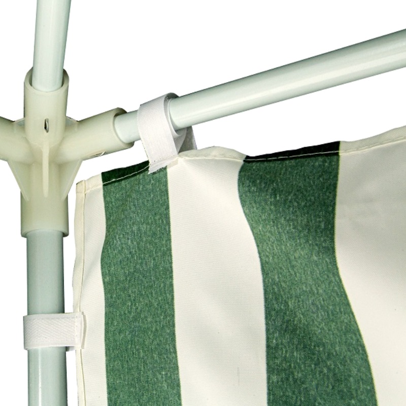 Стенка для садового тента Green Glade 4110 1,95х2,95 м, с окном, полиэстер, зеленая в Переславле