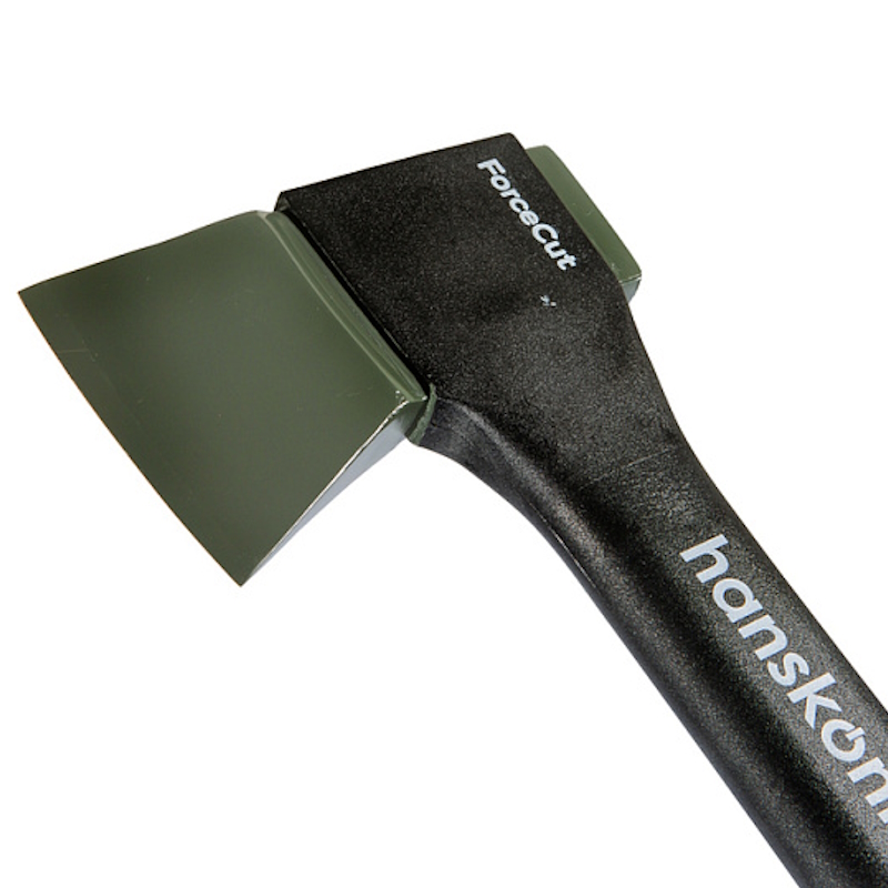 Hanskonner HK1015-01-FB0650 Топор 650г, фиберглассовая рукоятка с TPE, кованый, PTFE покрытие в Костроме