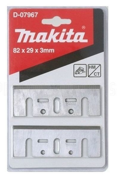 Нож Makita D-07967 д/рубанка,тв/сплавный, 82 мм, 2шт.