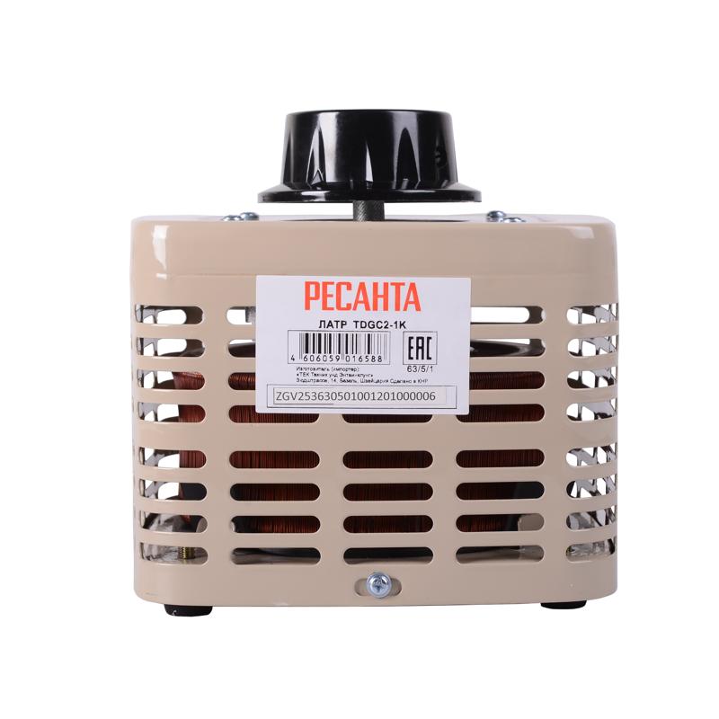 Автотрансформатор Ресанта TDGC2-1K 1kVA 63/5/1 (ЛАТР)
