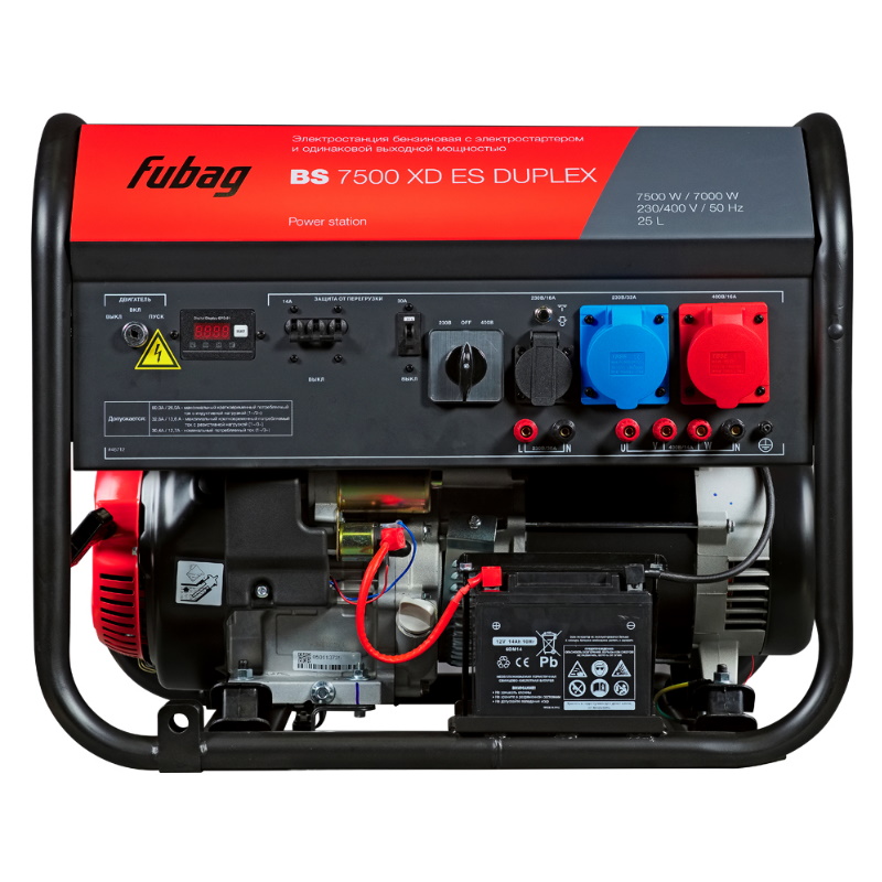 Бензиновый генератор Fubag BS 7500 XD ES Duplex в Иваново