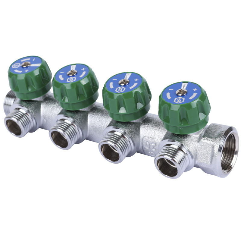 Коллектор регулирующий Stout SMB-6849-341204 34 4 отвода 12 плоское уплотнение 3842₽