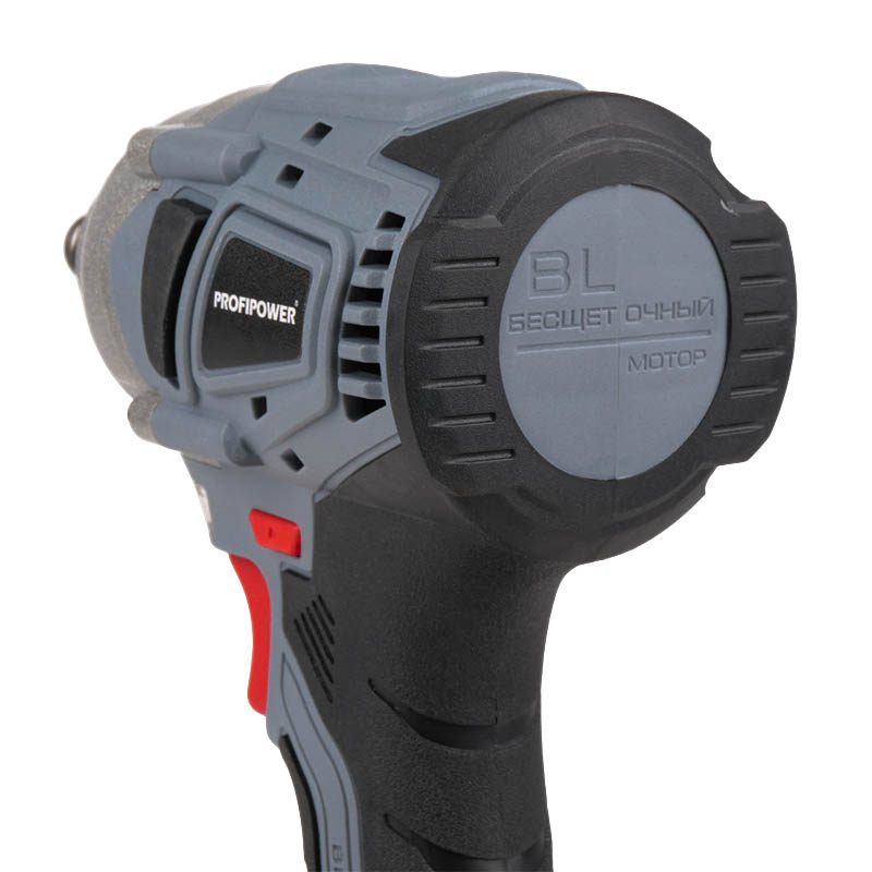 Аккумуляторный гайковерт ударный ProfiPower MKDTW-18V (330 нм, 2xLi-ion-18В, 4.0Ач, З/У, кейс, бесщеточный тип) в Угличе