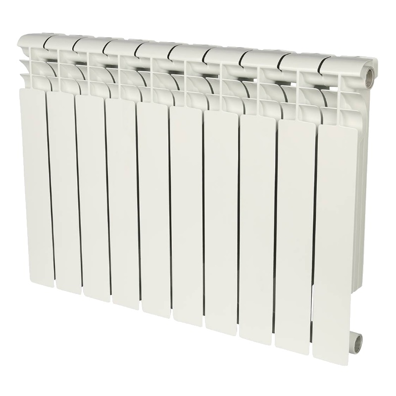Радиатор биметаллический Rommer Profi BM 500 BI500-80-80-150 RBM-1210-050010, 10 секций (RAL9016)
