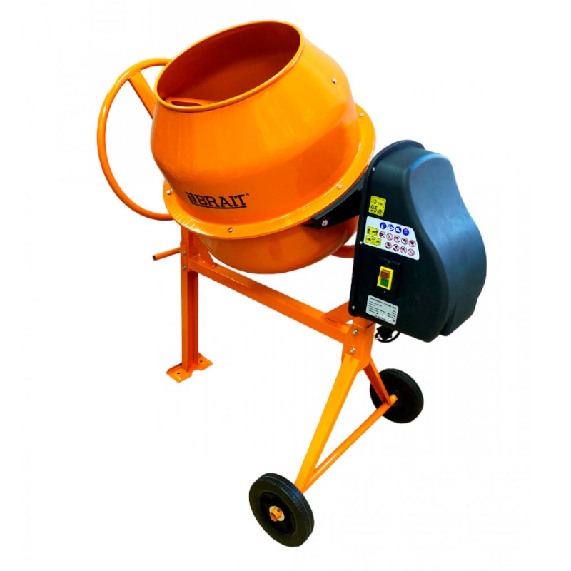 Бетоносмеситель Brait BR-160S 0901028052 600 Вт 220В50 Гц 100 л горловина 380 мм 17746₽