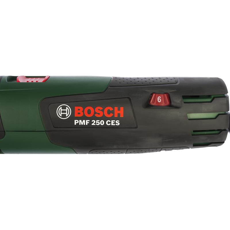 Реноватор Bosch PMF 250 CES 0.603.102.120 (питание 220в, 20000 оборотов/мин, вес 1 кг, угол колебаний 2.8, 9 насадок)