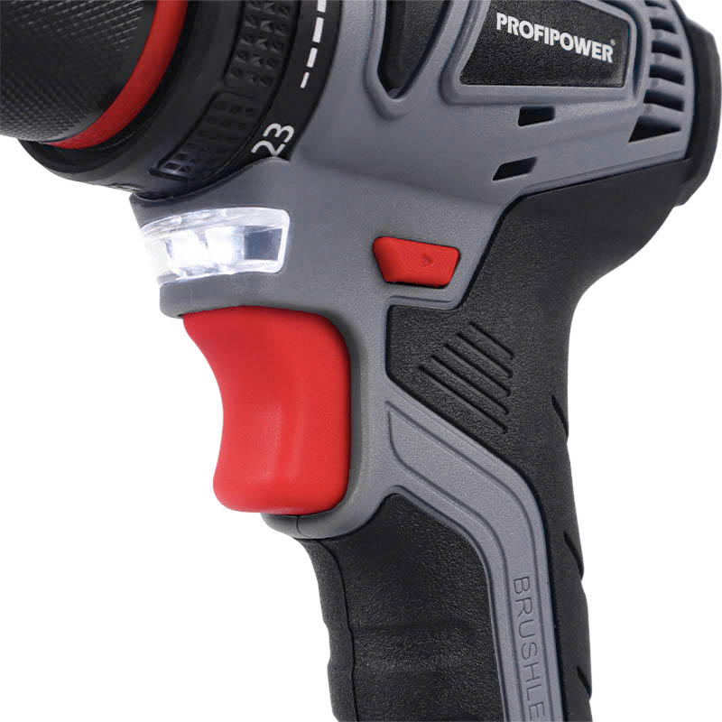 Аккумуляторный шуруповерт бесщеточный ProfiPower MKBL18B (2xLi-ion-18В, 2.0Ач, ЗУ, кейс) в Туле