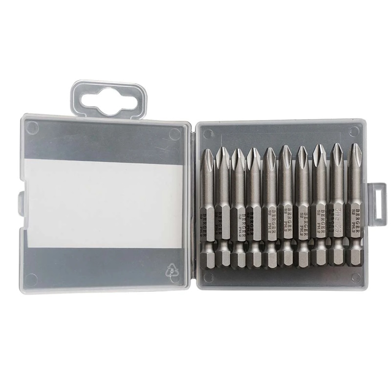 Набор бит Berger BG BG2419, магнитных, PH2x50мм, 10 шт., S2