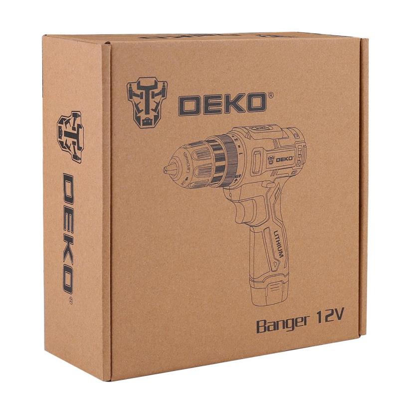 Аккумуляторная дрель-шуруповерт Deko Banger 12V Li-Ion 063-4169 в Туле