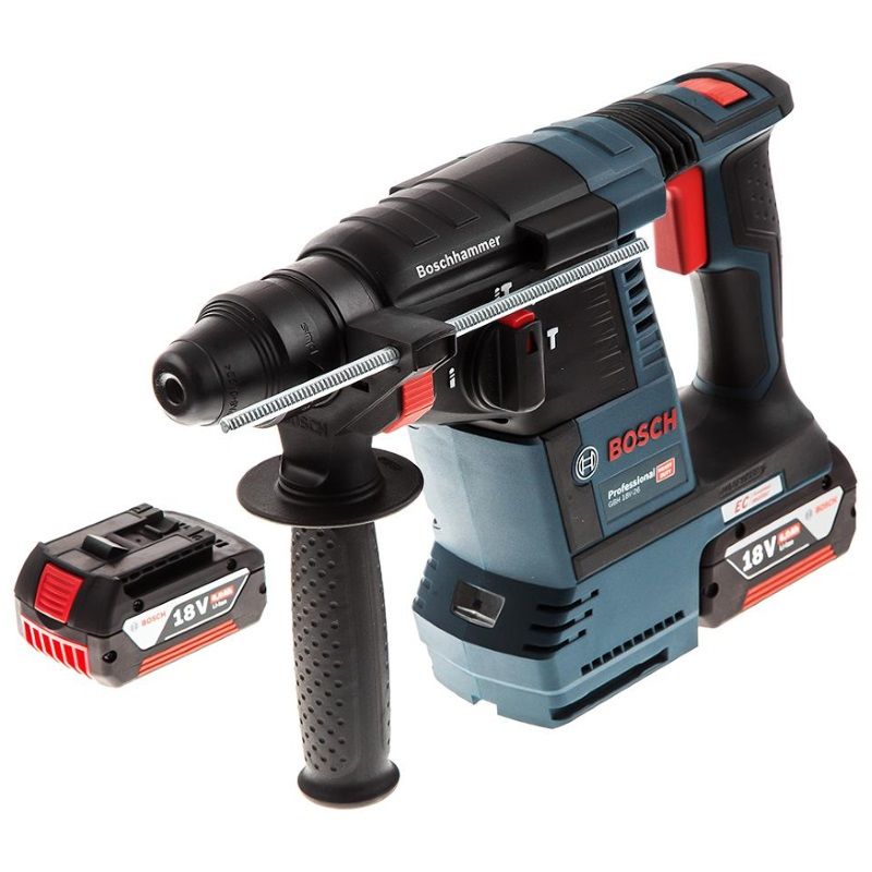 Аккумуляторный перфоратор Bosch GBH 18V-26 0.611.909.003 в кейсе, с защитной муфтой, с виброзащитой