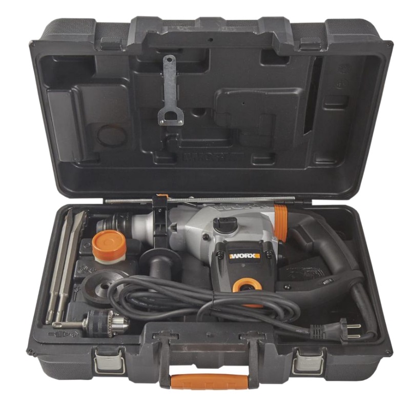 Перфоратор Worx WX333  в кейсе, с защитной муфтой, с виброзащитой в Вологде
