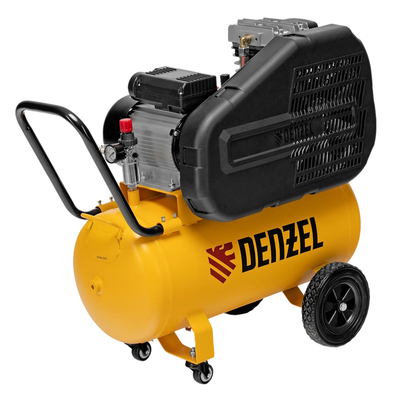 Компрессор воздушный ременной привод Denzel BCI 2100/50 58115, 2,1 кВт, 50 литров, 400 л/мин в Рыбинске
