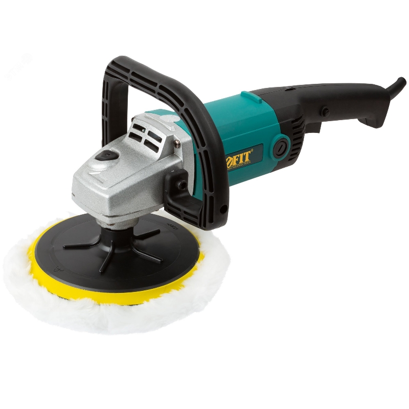 Шлифмашина полировальная Fit 80555, 1200 Вт; 1400-3300 об/мин; 180 мм; 3,2 кг в Твери