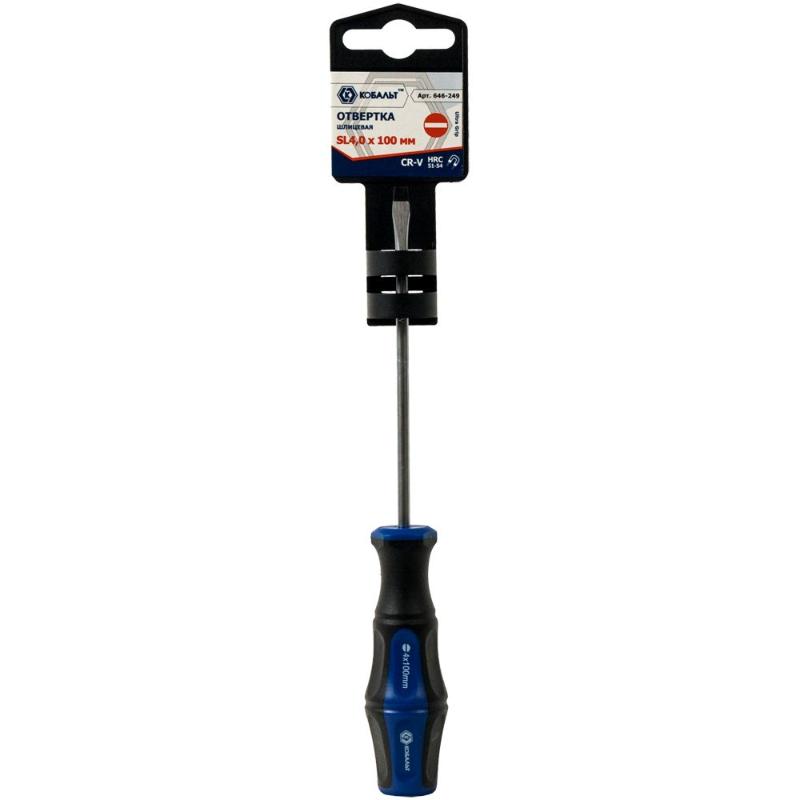 Отвертка Ultra Grip SL 4 х 100 мм CR-V Кобальт 646-249 в Муроме