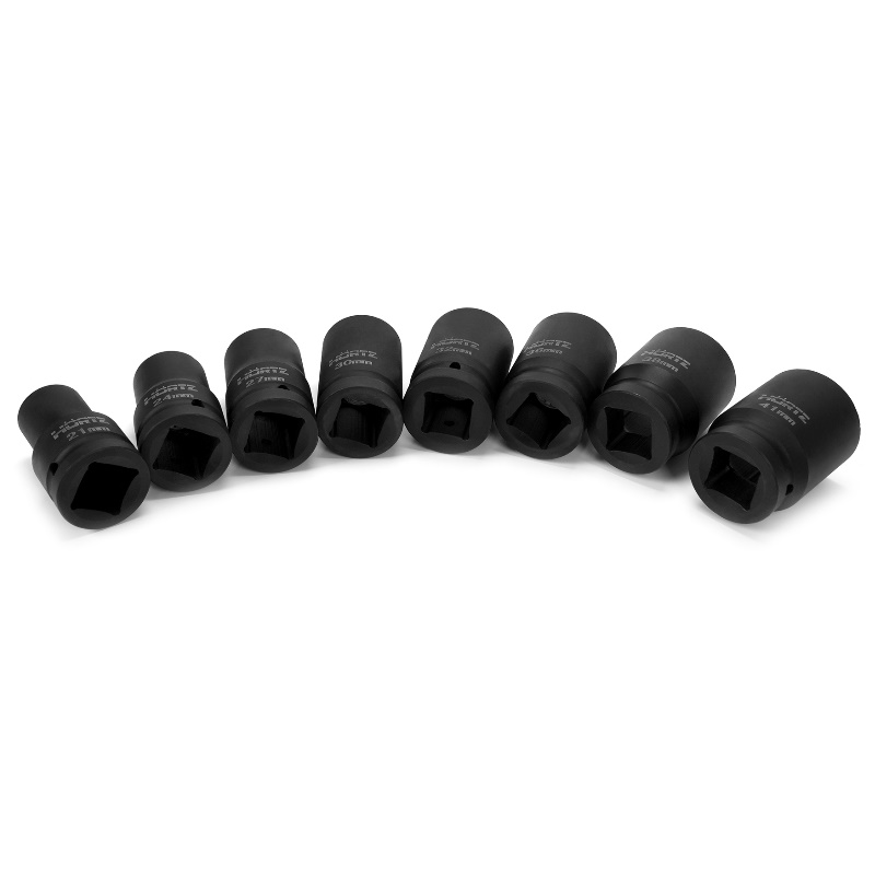 Набор головок ударных Hortz 128290, 1", 21,24,27,30,32,36,38,41 мм в Твери
