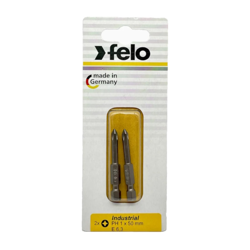 Бита крестовая Felo Industrial 03201536, PH 1X50, 2 шт., в блистере (Германия) в Рыбинске