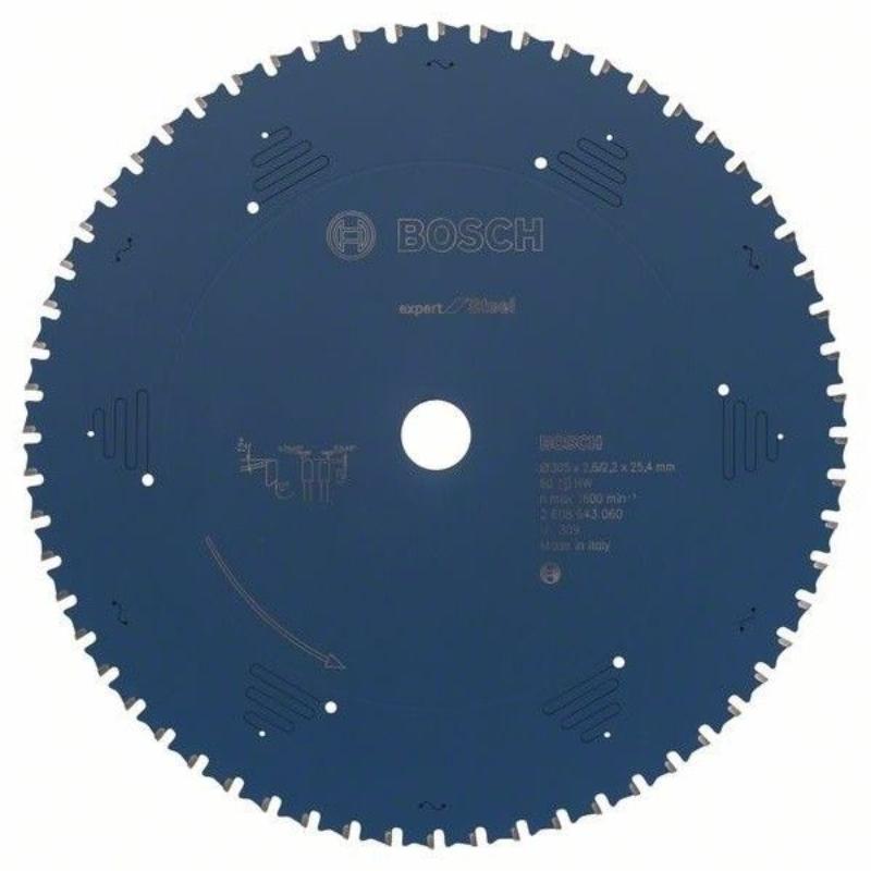 Пильный диск Bosch Expert for Steel 2.608.643.060 (305x25,4x2,6 мм, 60 зубьев) в Туле