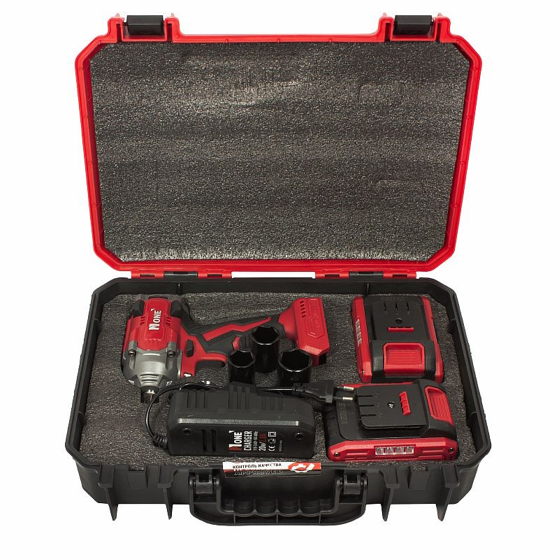 Гайковерт аккумуляторный бесщеточный ударный №1 CIW40/3.0-PRO-BL (600Hm, 20V, 3.0Ah, 2акк, З/У, набор головок, кейс) в Вологде