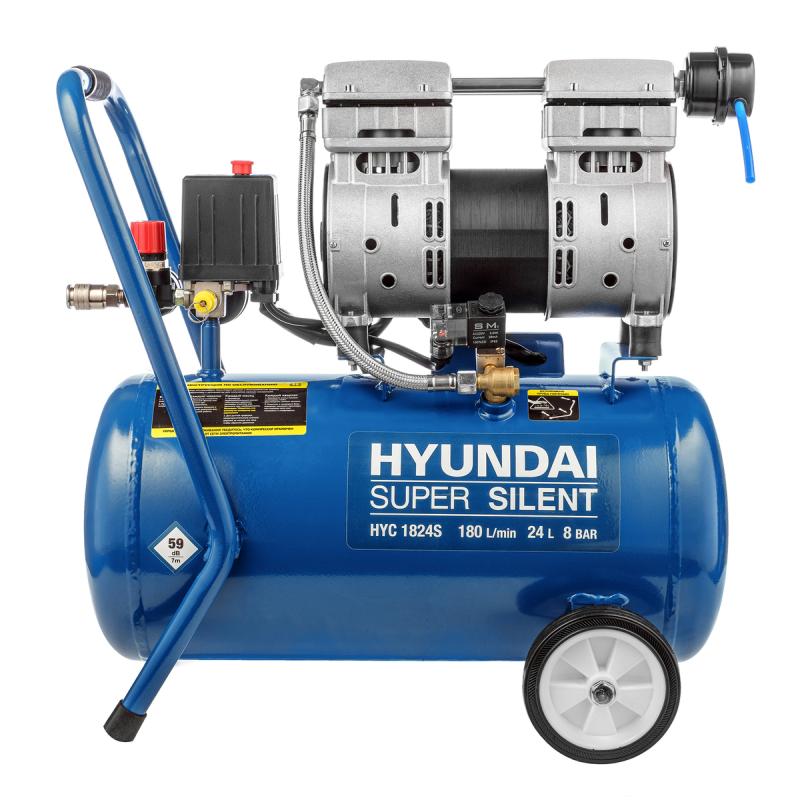 Компрессор безмасляный Hyundai HYC 1824S 29702 в Переславле