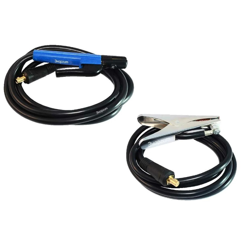 Комплект сварочных проводов Энаргит КС116-55-1025, 5+5 метра, КГ 1х16 ГОСТ, вилка 10-25