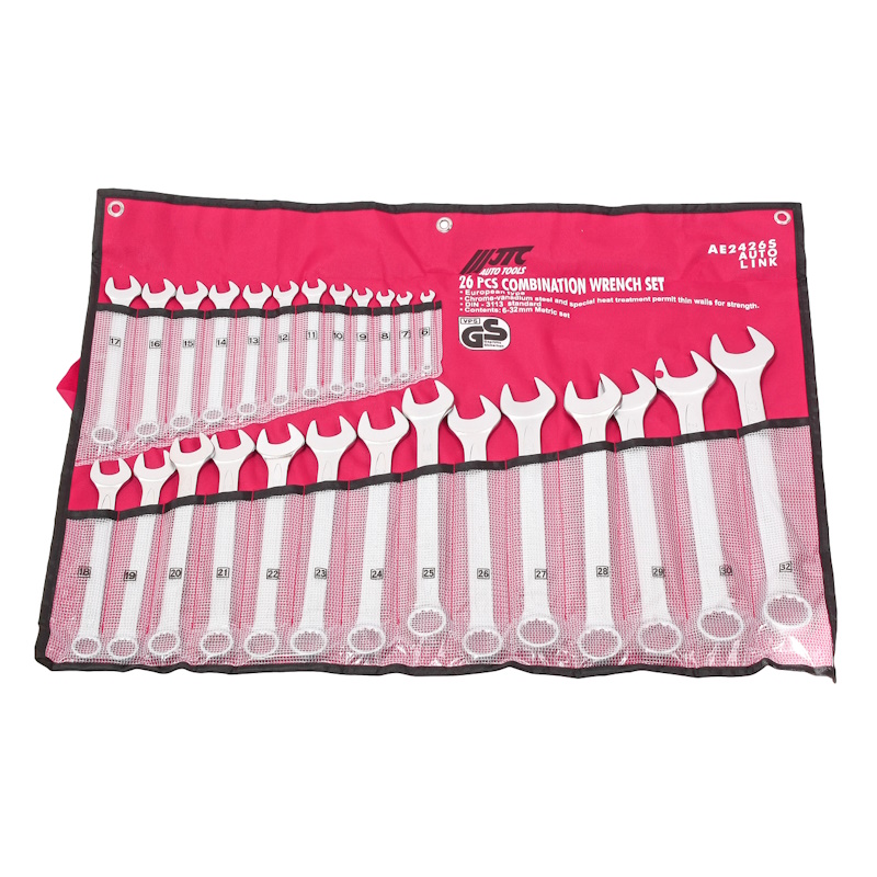 Набор комбинированных ключей JTC JTC-AE2426S 6-32 мм 26 предметов 12190₽