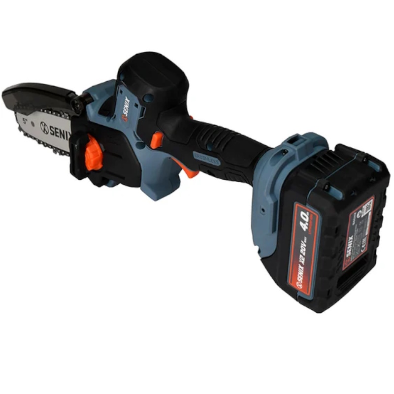 Мини-пила цепная аккумуляторная Senix CSX2-M3-EU, X2 20V, 12см, 1 акб, 1зу в Угличе