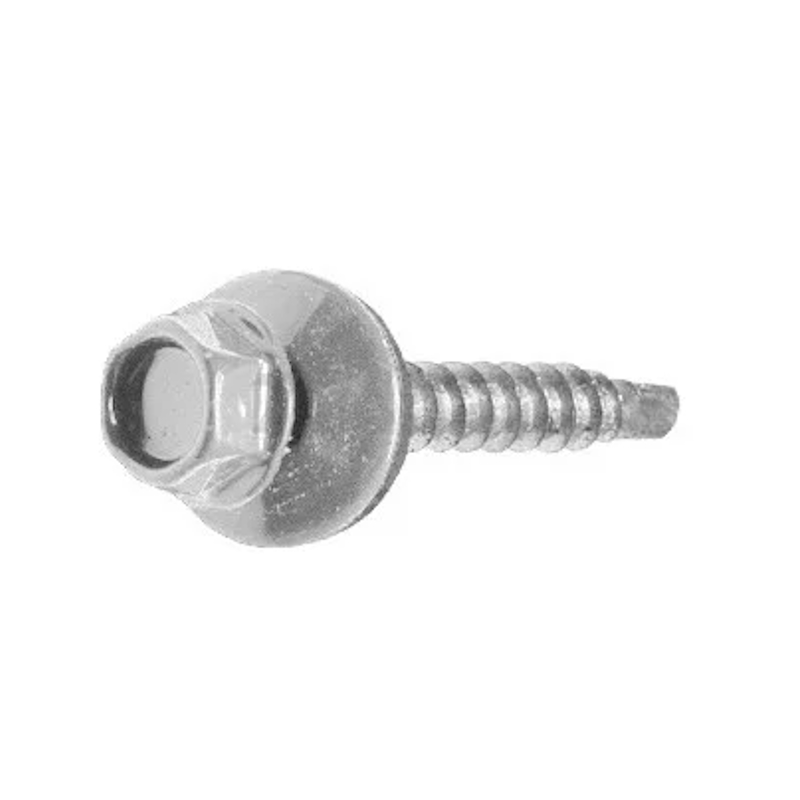 Саморез кровельный Starfix SMP2-32709-70, 4.8х35 мм цинк, шайба с прокл., PT1, RAL 7004 (70 шт в пласт. конт.) в Рыбинске