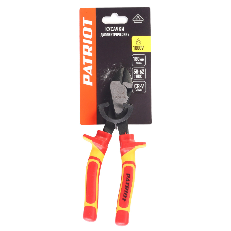 Кусачки диэлектрические Patriot DCP 180 D 350004122 (1000 V, Cr-V, 180 мм) в Рыбинске