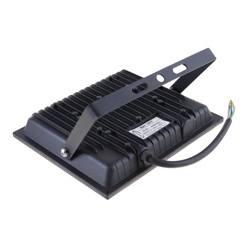 Светодиодный уличный прожектор Ionich IFLSLED-DOB-50-865-BL-IP65 1477 (IP65, 50 Вт) в Угличе