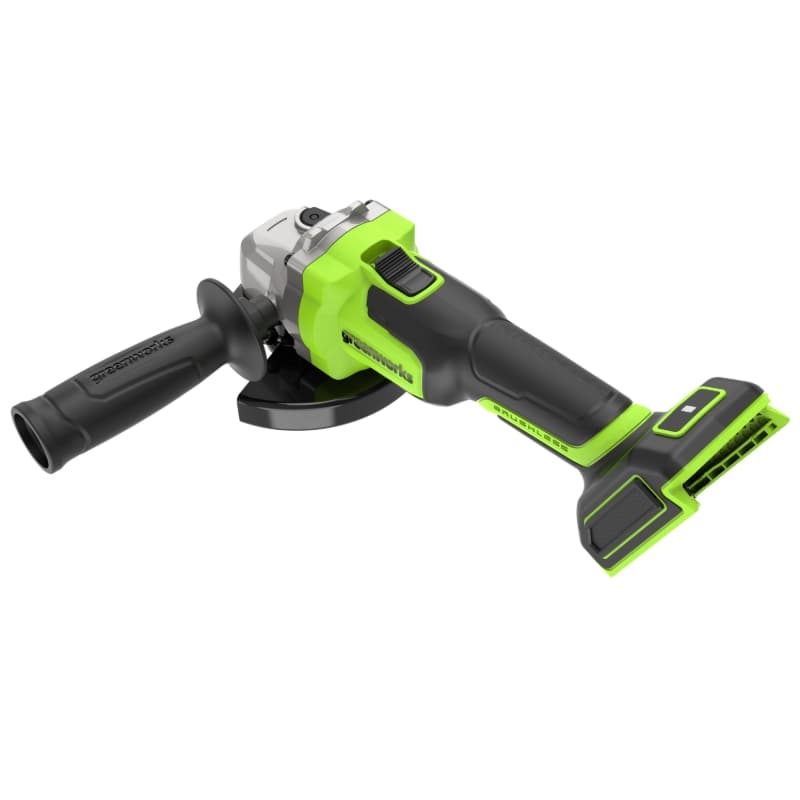 Угловая шлифовальная машина Greenworks AG590 24V 3201007CUH, аккумуляторная, б/щет, 125 мм, 8500 об/мин,  АКБ 8Ач, ЗУ в Череповце