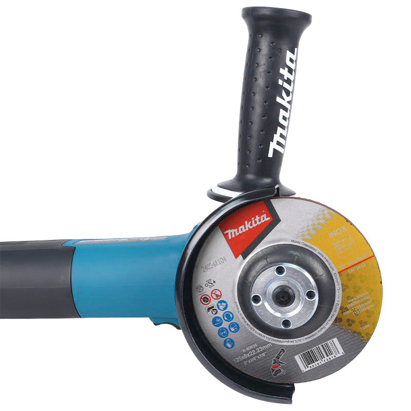 Шлифмашина угловая Makita GA5090X01 (1900 Вт, плавный пуск, регулировка и стабилизация оборотов, AFT, SJS II)