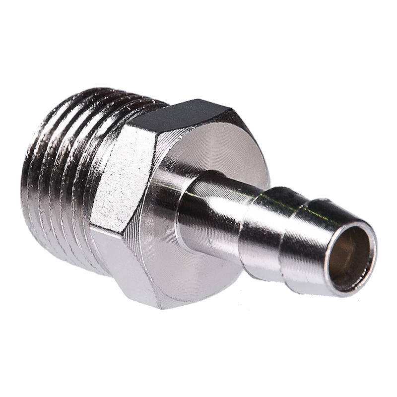 Переходник Fubag 180264 B, 1/2"М на елочку 10мм с обжимным кольцом, блистер 1 шт  в Туле