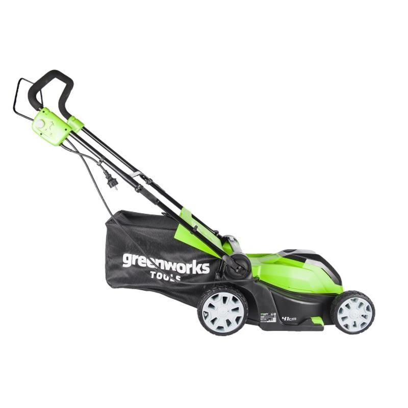 Электрическая газонокосилка Greenworks GLM1241 (1200Вт, 40см, ширина скашивания 41 см) в Коврове