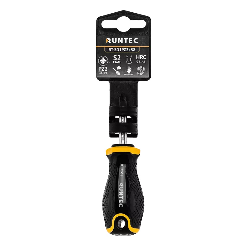 Отвертка Runtec RT-SD1PZ2x38, PZ2 x 38 мм, S2 в Коврове