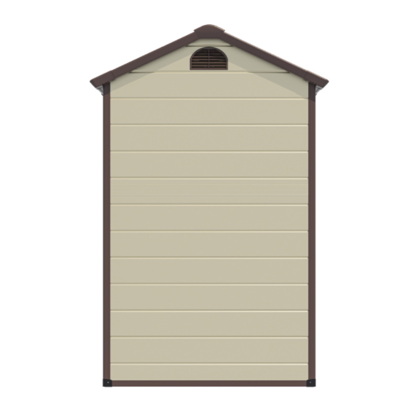 Сарай Wotex Storage-01-1, бежевый с коричневым, 134*104*204 см