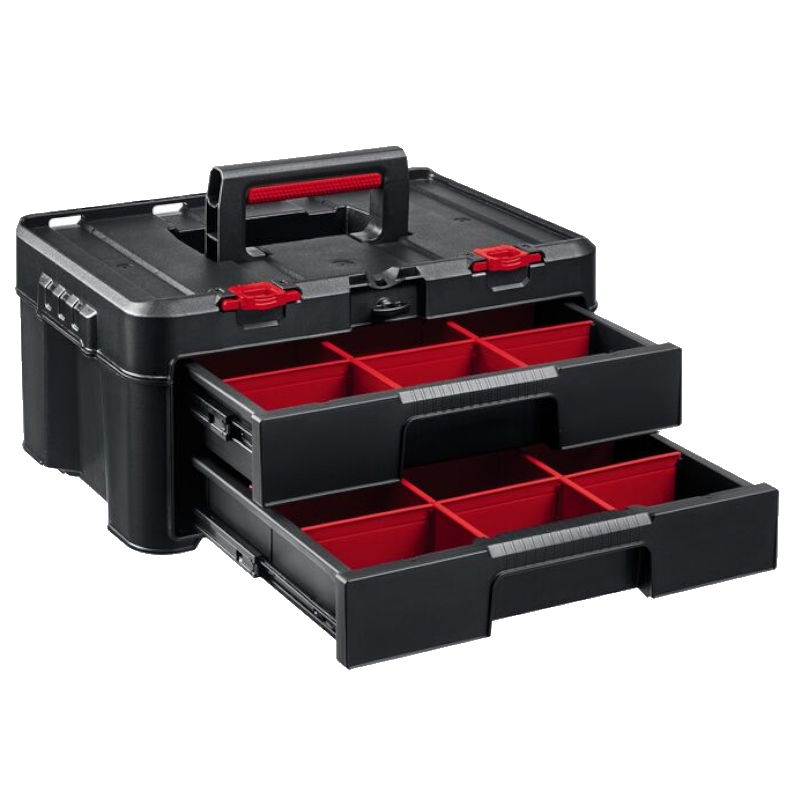 Ящик Keter STACKNROLL 38407, пластиковый с выдвижными полками 481 х 332 х 233 мм, 19" в Ярославле