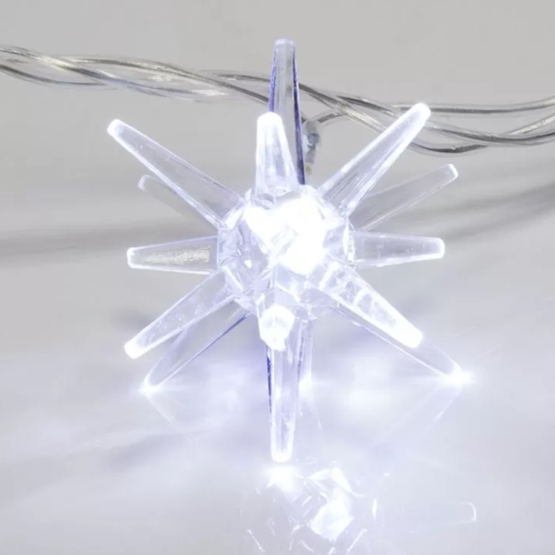 Гирлянда светодиодная "Снежинки" Neon-Night 303-036 1250839, 2.8м 20LED бел. 1Вт IP20  в Костроме