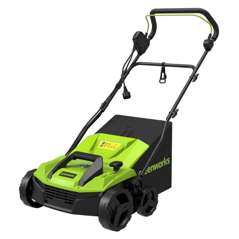 Аэратор-скарификатор электрический Greenworks GDT15 2515507, 1500 Вт, 36 см