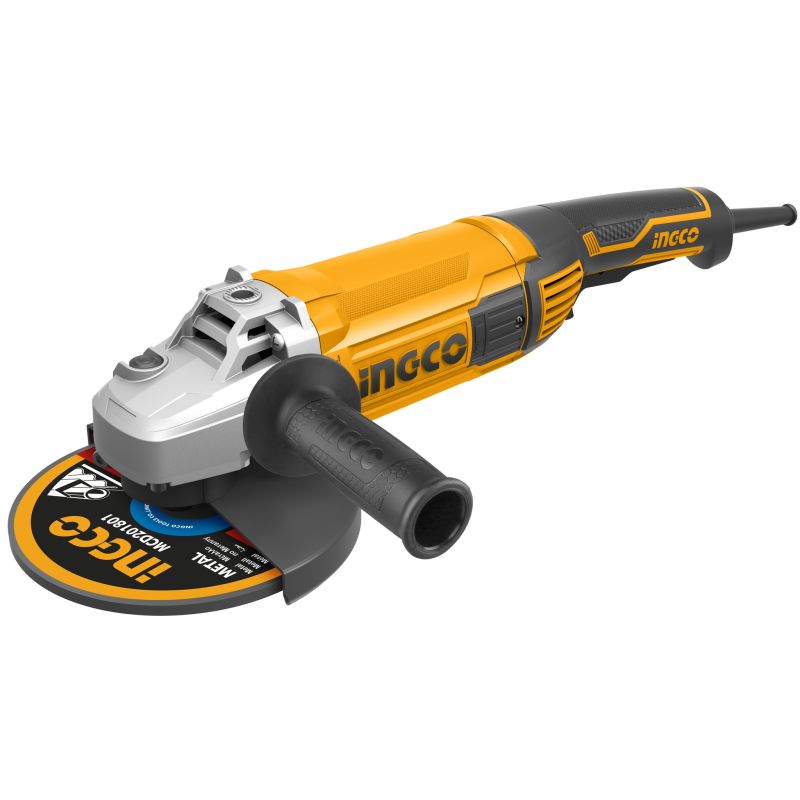 Угловая шлифмашина (болгарка) INGCO AG220018 Industrial, 230 мм, 2200 Вт в Муроме