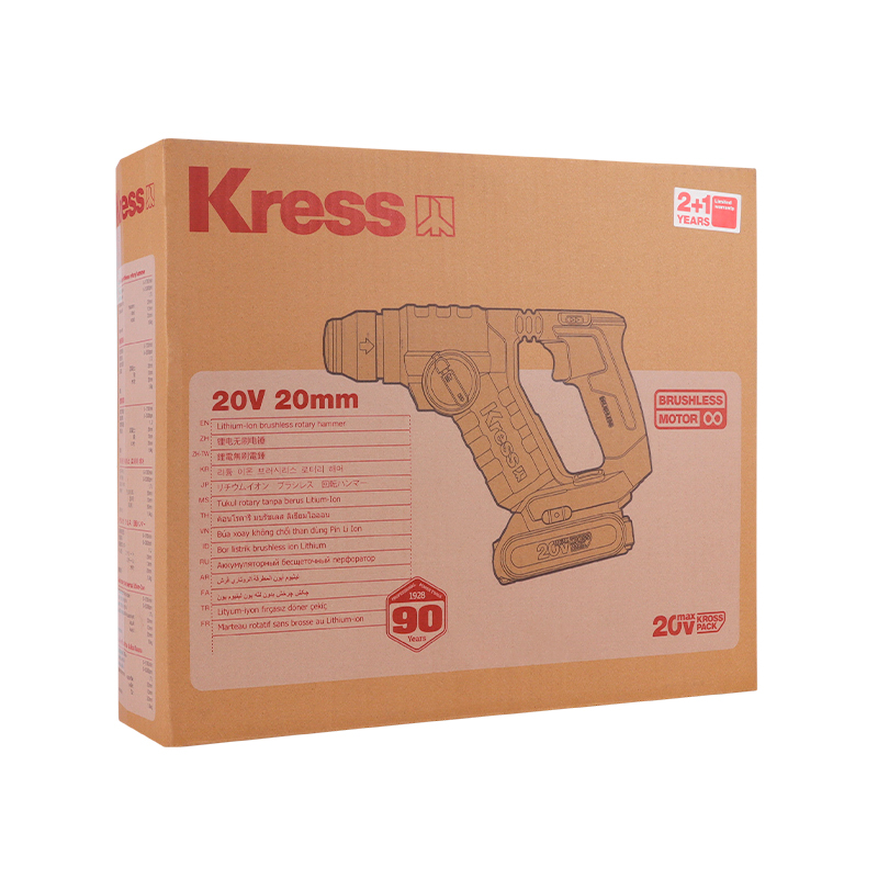Аккумуляторный перфоратор Kress KU380  в кейсе, с виброзащитой в Твери