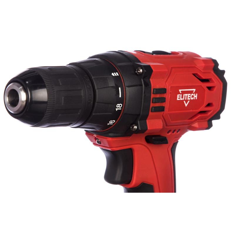 Аккумуляторная дрель-шуруповерт Elitech ДА 10.8 СЛК2