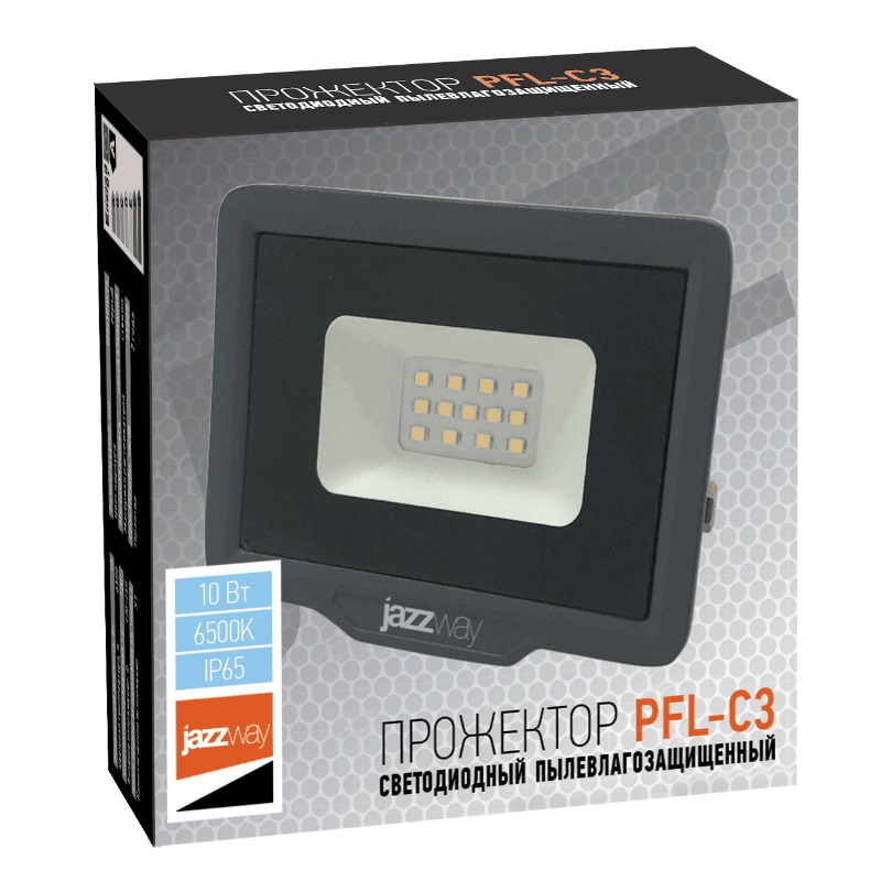 Прожектор светодиодный JazzWay PFL-C3 10W 6500K IP65 5023529A в Муроме